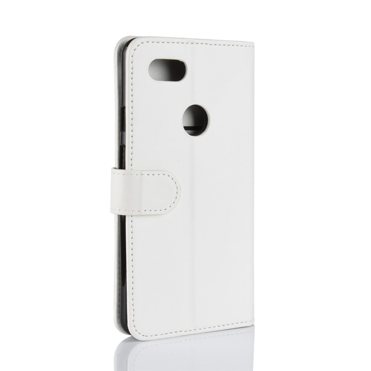 Crazy Horse Texture Wallet Stand Leather Mobile Cover for Google Pixel 3 XL / XL3 - White-7