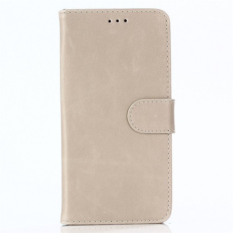 Crazy Horse Texture Vintage Style Leather Stand Phone Cover for Google Pixel 3 XL / XL3 - Grey-1