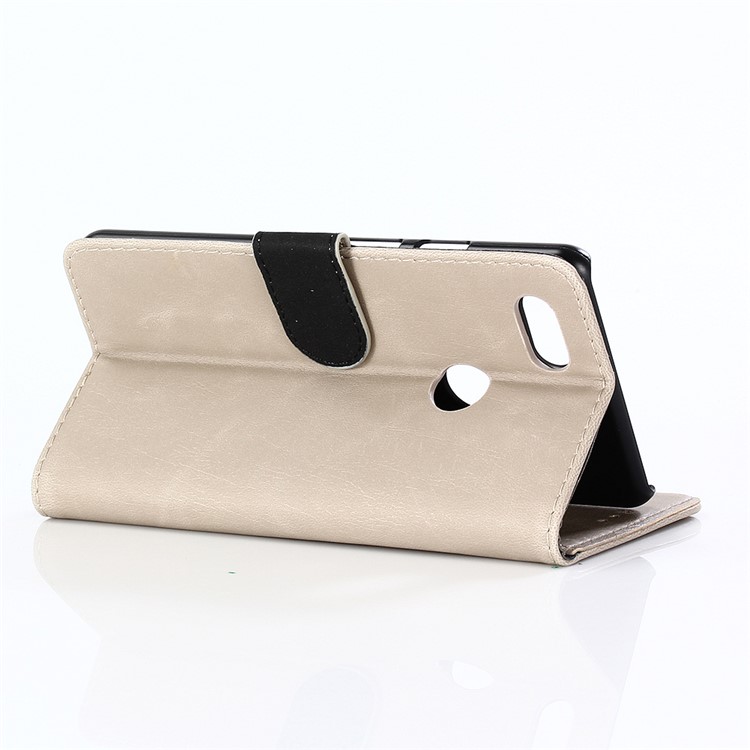 Crazy Horse Texture Vintage Style Leather Stand Phone Cover for Google Pixel 3 XL / XL3 - Grey-3