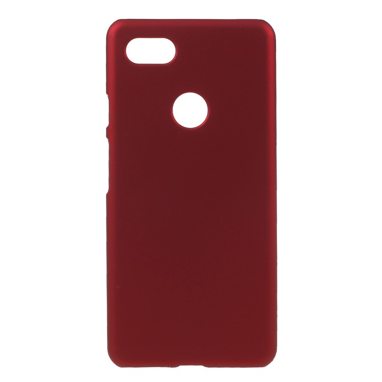 Rubberized Hard Plastic Back Case for Google Pixel 3 XL / XL3 - Red-1