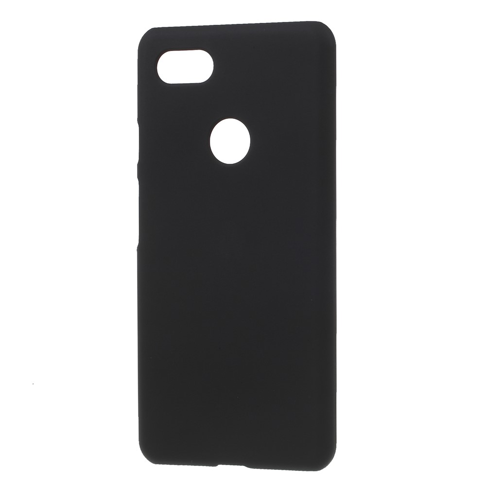 Rubberized Hard Plastic Back Cover for Google Pixel 3 XL / XL3 - Black-2