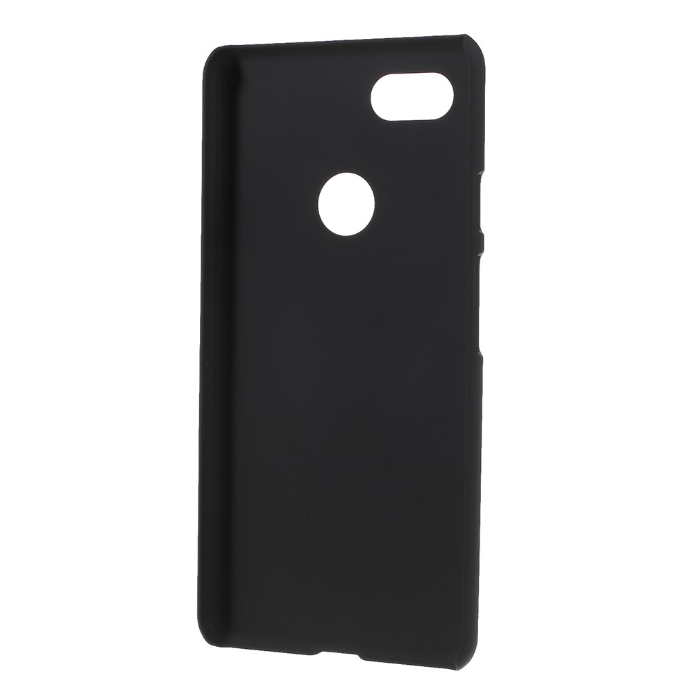 Rubberized Hard Plastic Back Cover for Google Pixel 3 XL / XL3 - Black-3