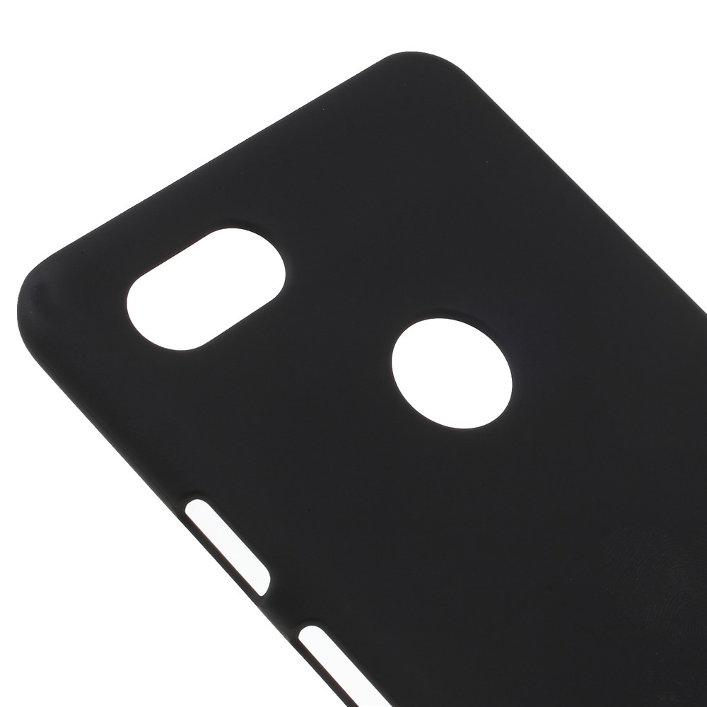 Rubberized Hard Plastic Back Cover for Google Pixel 3 XL / XL3 - Black-4