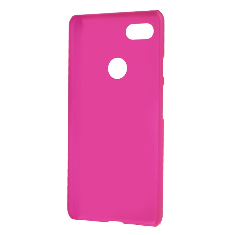 Rubberized Hard Plastic Phone Case for Google Pixel 3 XL / XL3 - Rose-3