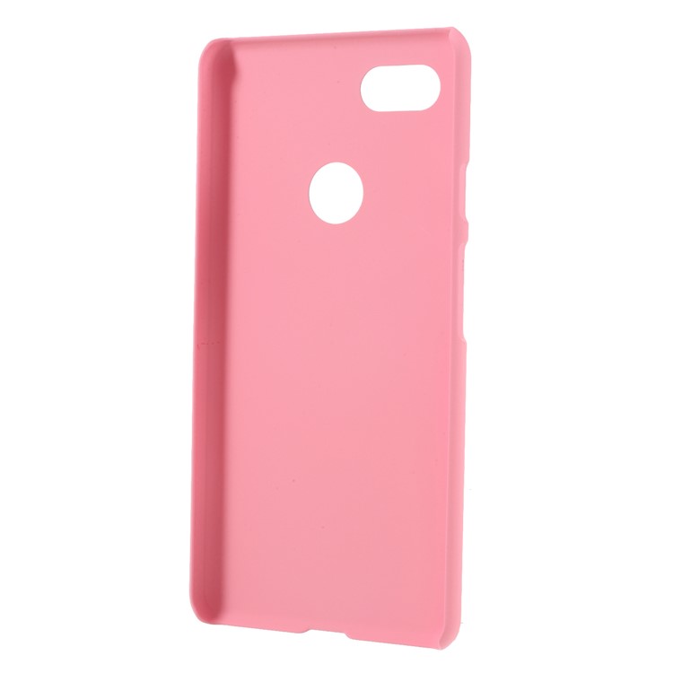 Rubberized Hard Plastic Phone Cover for Google Pixel 3 XL / XL3 - Pink-3