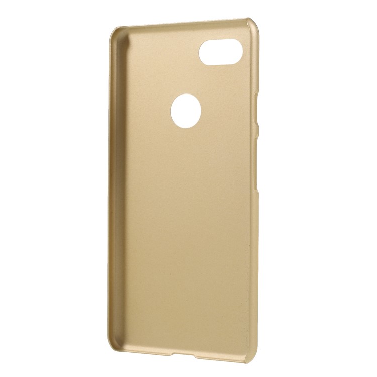 Rubberized Hard Plastic Phone Shell for Google Pixel 3 XL / XL3 - Gold-3
