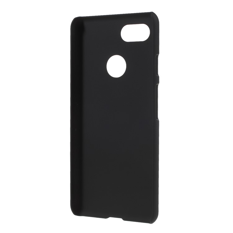 Rubberized Hard Plastic Phone Cover for Google Pixel 3 - Black-3