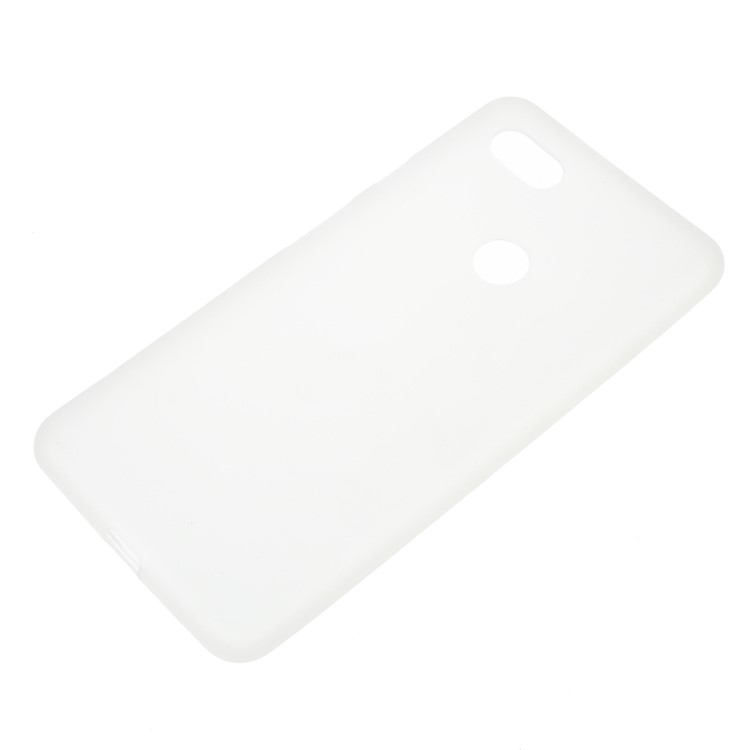 Double-sided Matte Anti-fingerprint TPU Protection Mobile Phone Cover for Google Pixel 3 XL - Transparent-1