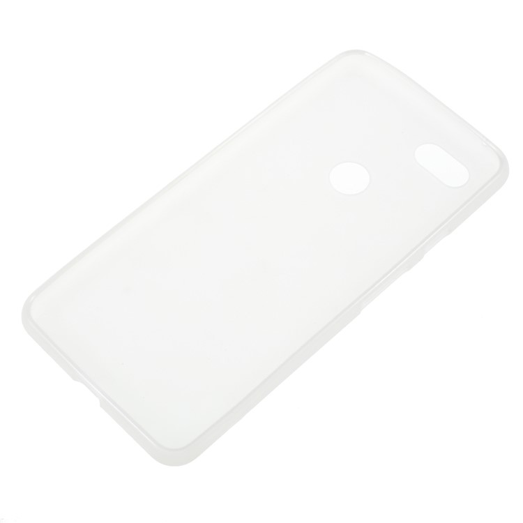 Double-sided Matte Anti-fingerprint TPU Protection Mobile Phone Cover for Google Pixel 3 XL - Transparent-2