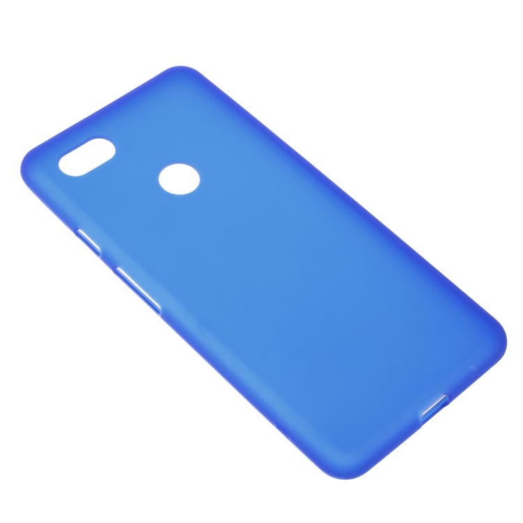 Double-sided Matte Anti-fingerprint TPU Protective Back Cover for Google Pixel 3 XL - Blue-2