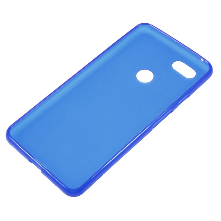 Double-sided Matte Anti-fingerprint TPU Protective Back Cover for Google Pixel 3 XL - Blue-3