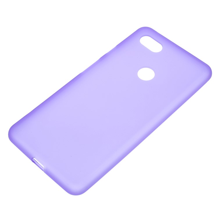 Double-sided Matte Anti-fingerprint TPU Protector Back Shell for Google Pixel 3 XL - Purple-2