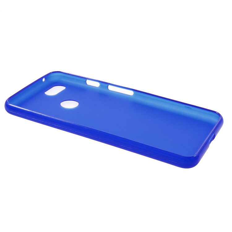 Double-sided Matte TPU Phone Cover for Google Pixel 3 - Blue-3