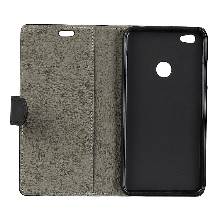 Magnetic PU Leather Stand Wallet Flip Shell for Google Pixel 3 lite XL - Black-4