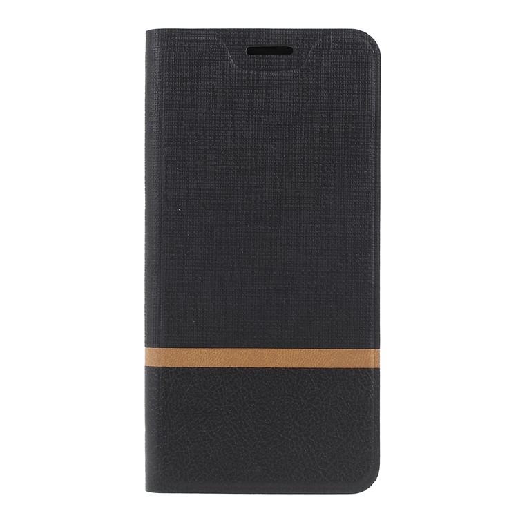 Cross Pattern Leather Card Holder Phone Cover (Built-in Steel Sheet) for Google Pixel 3 lite - Black-3