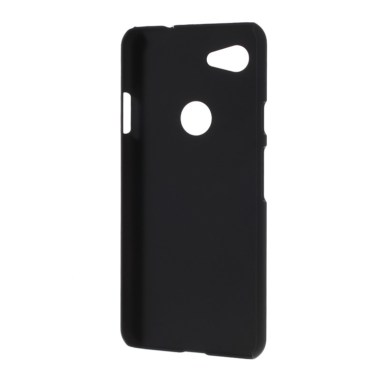 Glossy Rubberized Hard PC Case for Google Pixel 3a XL - Black-3