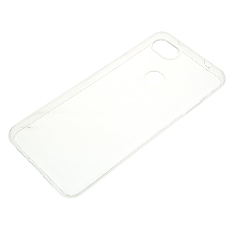 Clear 1.0 mm Thickness Soft TPU Phone Cover for Google Pixel 3a-4