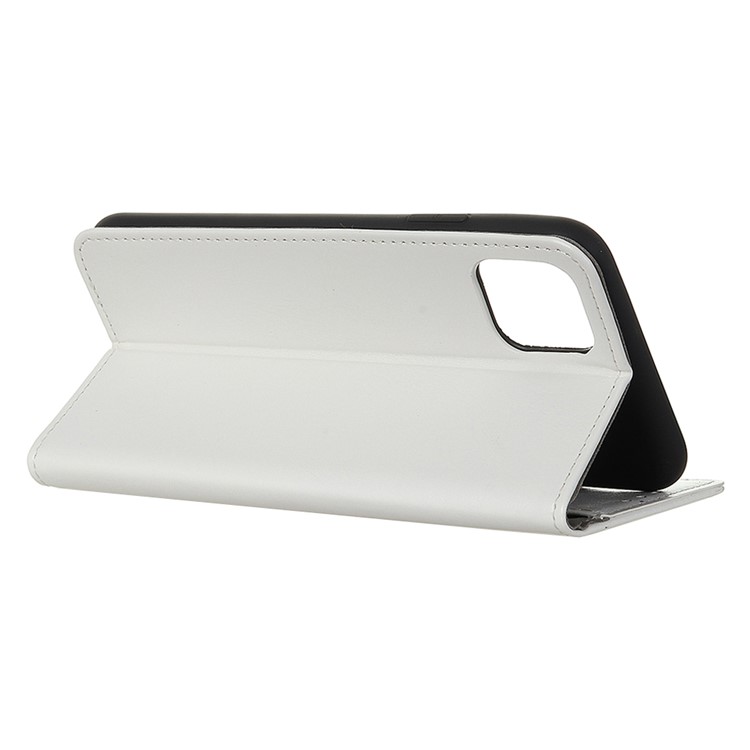 Leather Material Wallet Stand Mobile Case for Google Pixel 4 - White-10