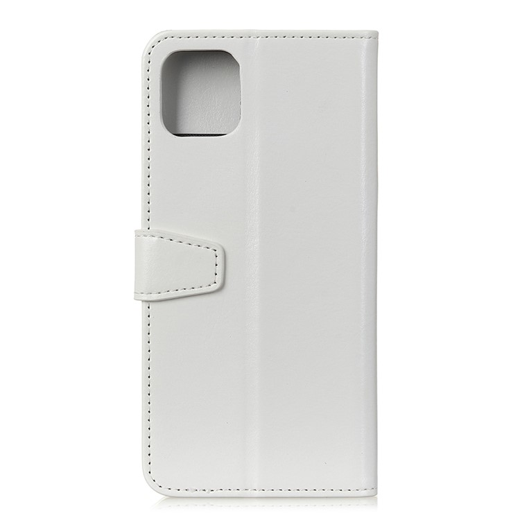 Leather Material Wallet Stand Mobile Case for Google Pixel 4 - White-11