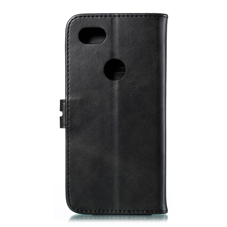 Imprinted Cat Pattern Leather Wallet Stand Case for Google Pixel 3a XL - Black-3