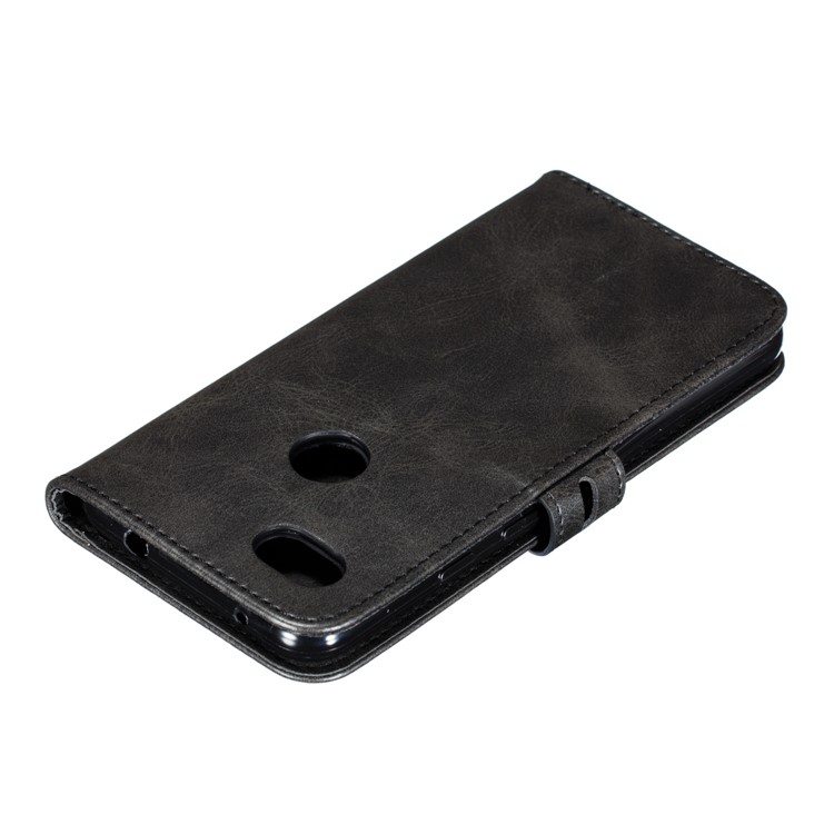 Imprinted Cat Pattern Leather Wallet Stand Case for Google Pixel 3a XL - Black-8