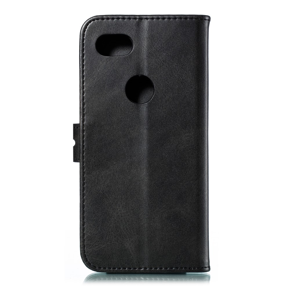 Imprinted Cat Pattern Wallet Leather Stand Case for Google Pixel 3a - Black-3