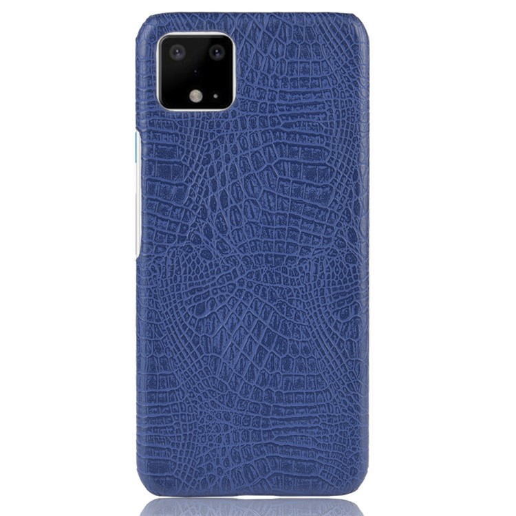 Funda De Piel De Cocodrilo Con Textura De Piel De PU Para Google Pixel 4 XL - Azul-3