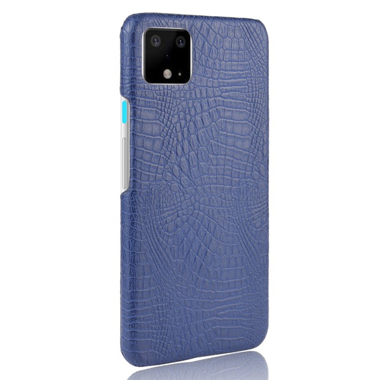 Funda De Piel De Cocodrilo Con Textura De Piel De PU Para Google Pixel 4 XL - Azul-4
