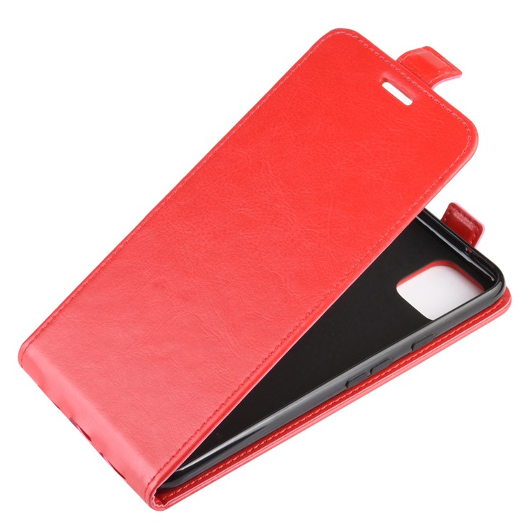 Crazy Horse Style Vertical Flip Leather Protective Case Shell for Google Pixel 4 XL - Red-3