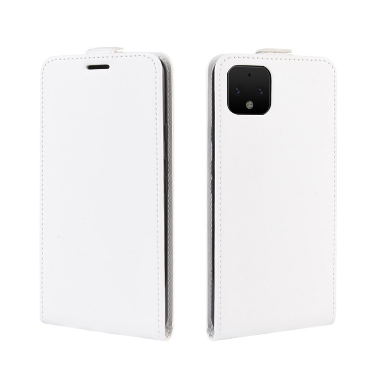 Vertical Flip Crazy Horse Style Leather Phone Shell for Google Pixel 4 - White-4