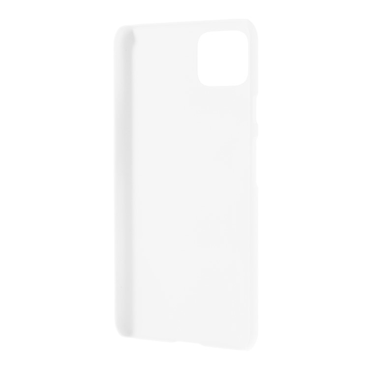 Rubberized Hard PC Back Case for Google Pixel 4 XL - White-3