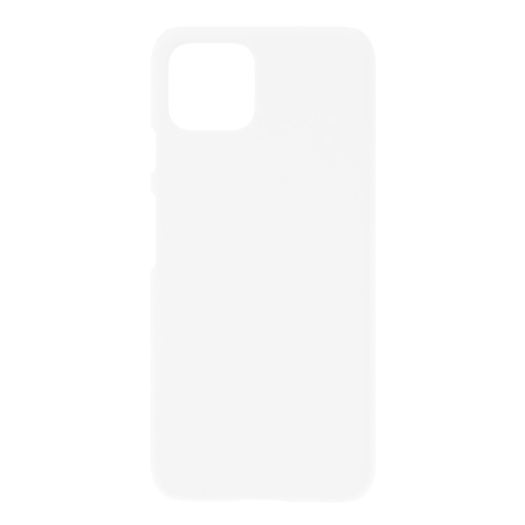 Rubberized PC Cell Phone Hard Case for Google Pixel 4 - White-1