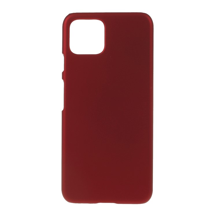 Rubberized PC Cell Phone Hard Case for Google Pixel 4 - Red-1