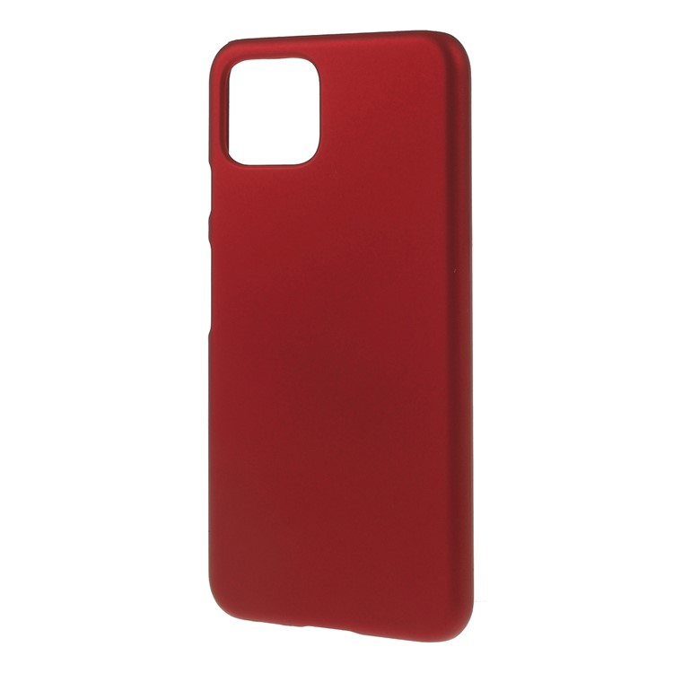 Rubberized PC Cell Phone Hard Case for Google Pixel 4 - Red-2