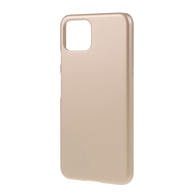 Rubberized PC Cell Phone Hard Case for Google Pixel 4 - Gold-2