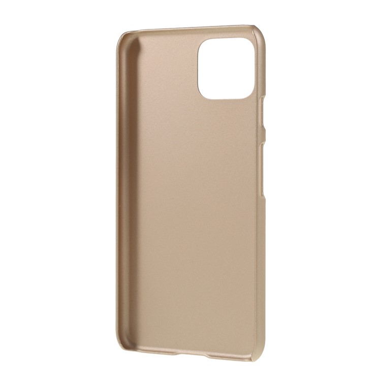 Rubberized PC Cell Phone Hard Case for Google Pixel 4 - Gold-3