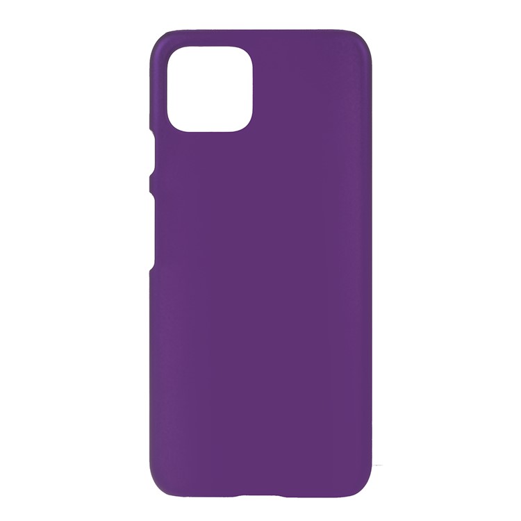 Rubberized PC Cell Phone Hard Case for Google Pixel 4 - Purple-1