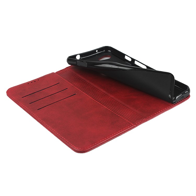 Auto-absorbed Wallet Leather Protection Phone Cover for Google Pixel 3a XL - Red-6