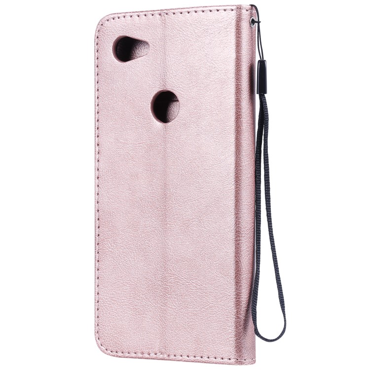 Magnetic Leather Stand Case for Google Pixel 3a XL - Rose Gold-3