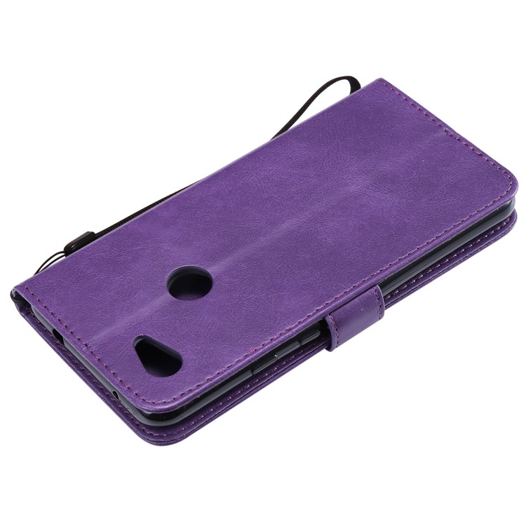 Magnetic Leather Stand Case for Google Pixel 3a XL - Purple-6