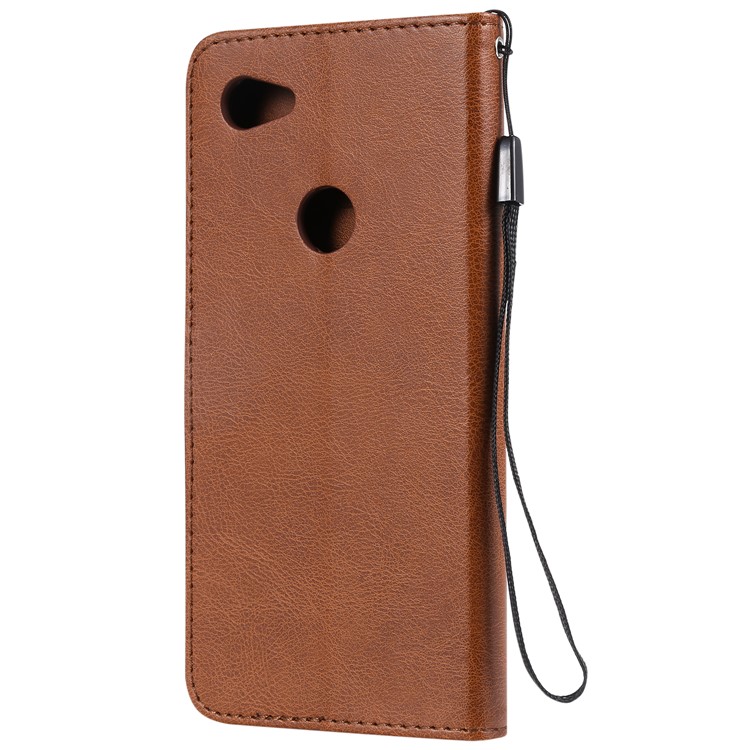 Magnetic Leather Stand Case for Google Pixel 3a XL - Brown-3