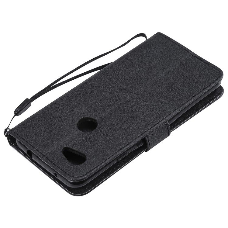 Wallet Leather Cell Phone Case for Google Pixel 3a - Black-8