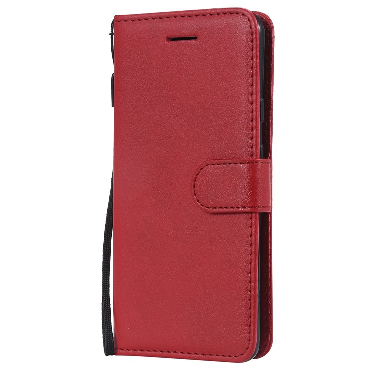 Wallet Leather Cell Phone Case for Google Pixel 3a - Red-2