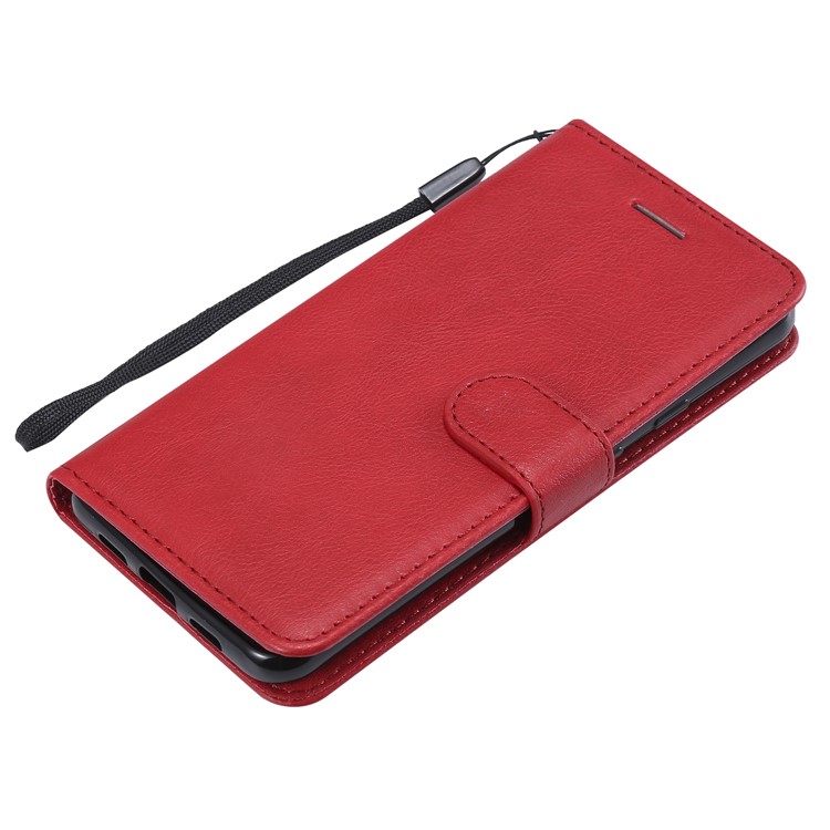 Wallet Leather Cell Phone Case for Google Pixel 3a - Red-7