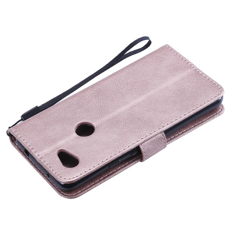 Wallet Leather Cell Phone Case for Google Pixel 3a - Rose Gold-8