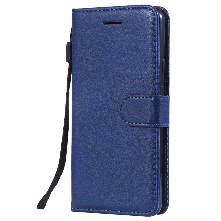 Wallet Leather Cell Phone Case for Google Pixel 3a - Blue-2