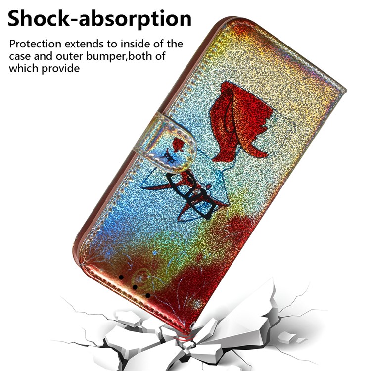 Pattern Printing Magnetic Leather Wallet Case for Google Pixel 4 XL - Fox Wearing Glasses-5