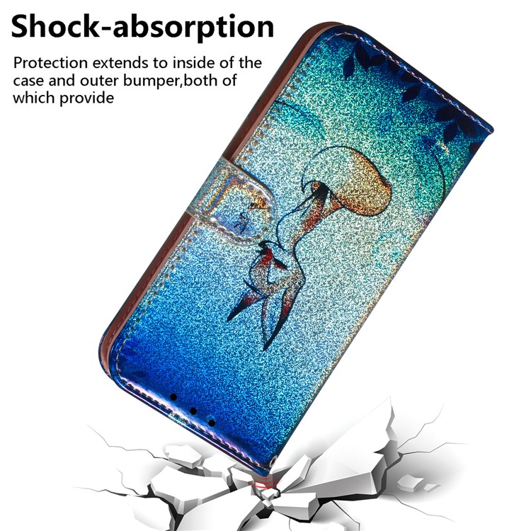 Pattern Printing Magnetic Leather Wallet Case for Google Pixel 4 XL - Fox-5