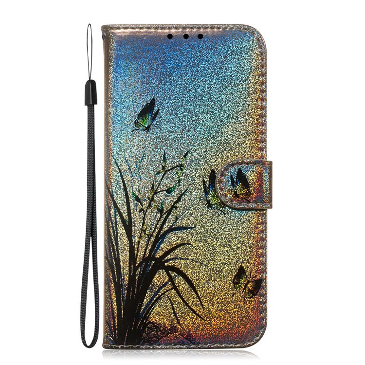 Musterdruck Magnetleder Brieftasche Für Google Pixel 4 XL - Schmetterlinge-2