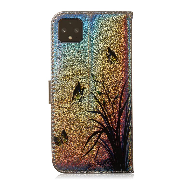 Musterdruck Magnetleder Brieftasche Für Google Pixel 4 XL - Schmetterlinge-3